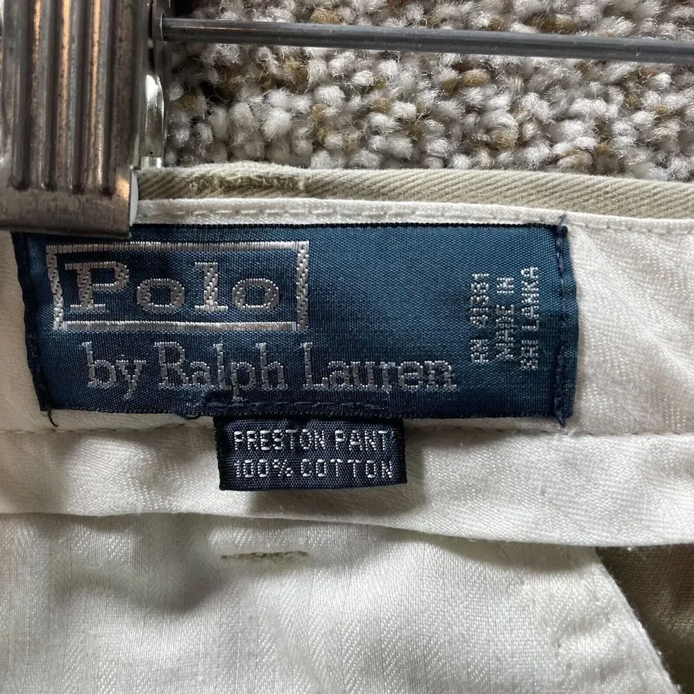 Polo Ralph Lauren‎ Pants Mens 34x29 Tan Preston Pant Classiccore Normcore Preppy